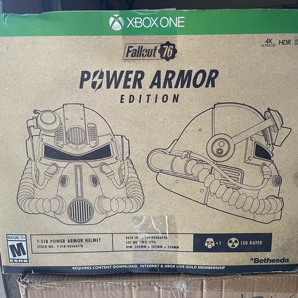BETHESDA Fallout 76 Power Armor Edition XBOX One NEW Open Box - Picture 1 of 6